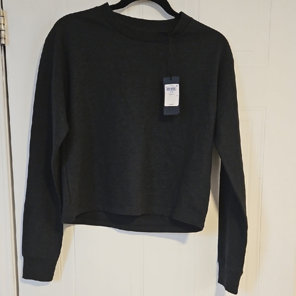 Guess Womens Medium Sweater Gray Long Sleeve Oversized New With Tags - Picture 1 of 4